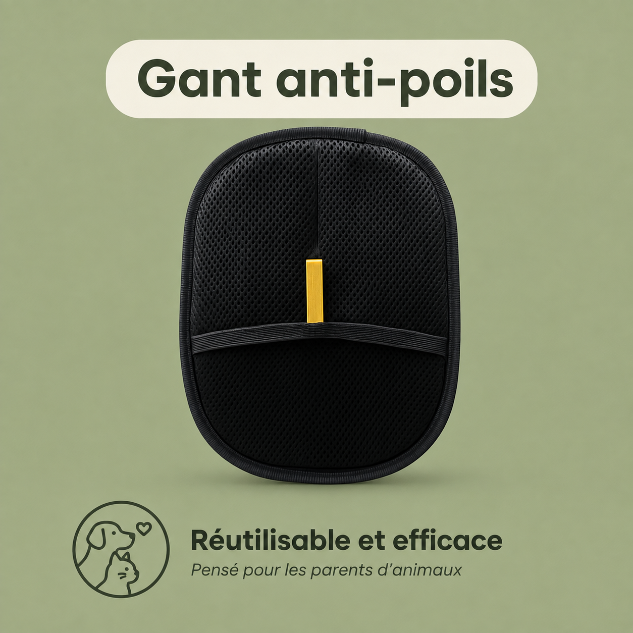 Wesko™ – Gant Anti-Poils Réutilisable & Écologique