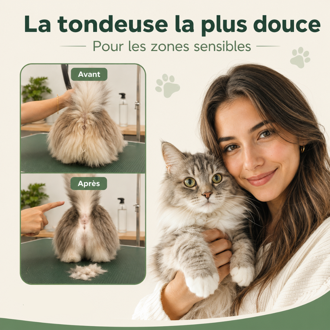 Tondeuse de toilettage pour chat