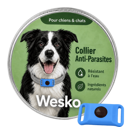 Wesko™ Collier Anti-Puces & Tiques 12 Mois