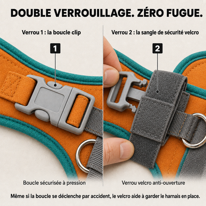 Harnais Anti-Fugue pour Chat + Laisse