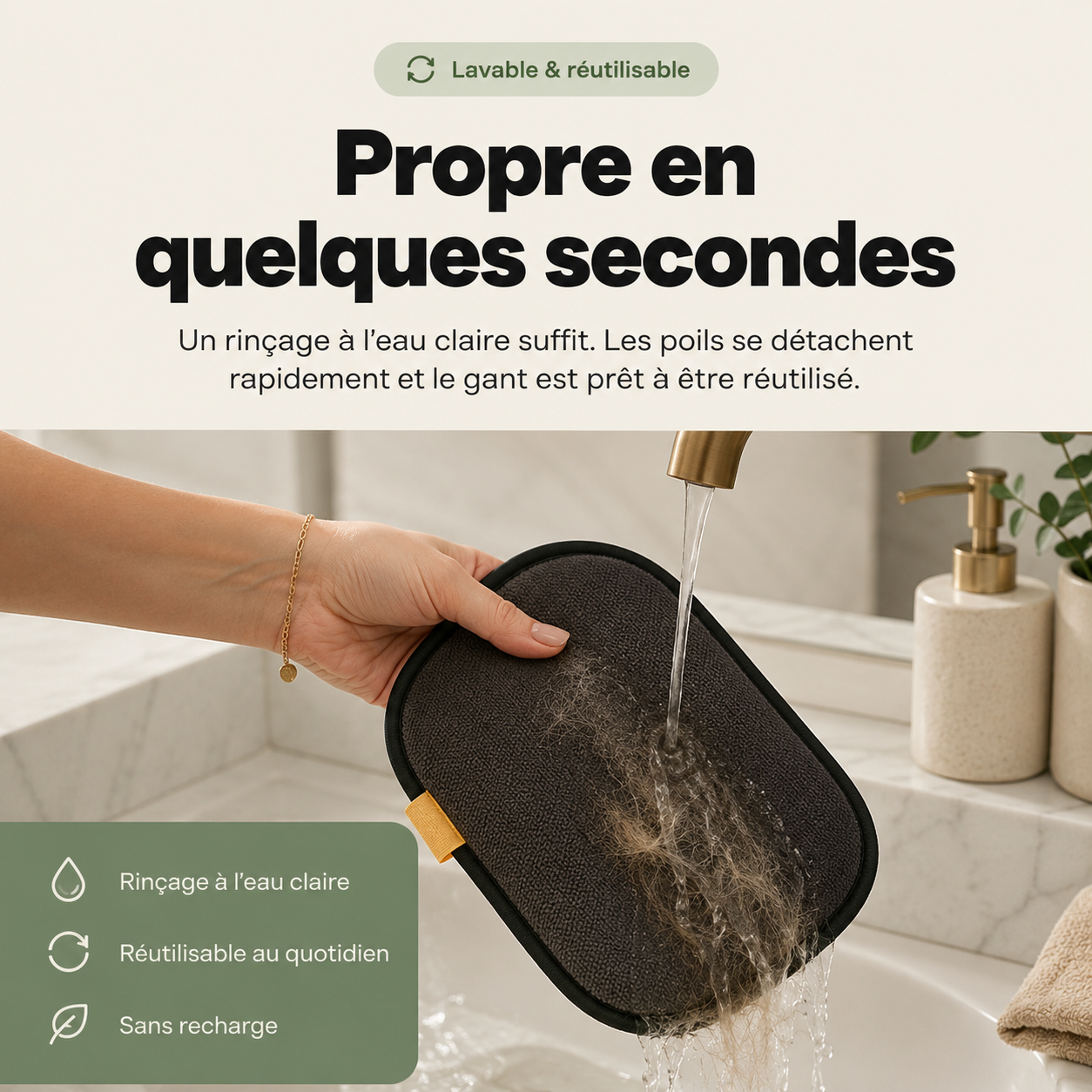 Wesko™ – Gant Anti-Poils Réutilisable & Écologique
